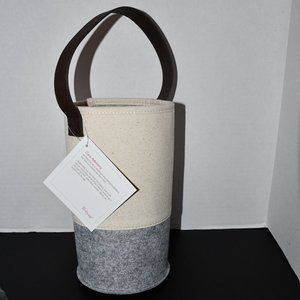 Thirty-One Two-Tone Tote in Cream and Gray